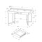 Monarch Specialties Computer Desk, Home Office, Laptop, Storage Drawers, 48"L, Work, Metal, Laminate, Brown, Black I 7360 - alternate 3